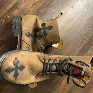 Affliction Leather Boots